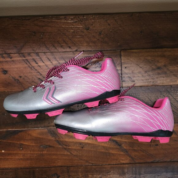 DSG Pink and Silver Soccer Cleats  Girls Size 13 - Picture 14 of 15